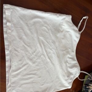 L.L. Bean White Tank Top & Karen Scott top